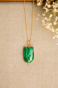 One Of A Kind Malachite Necklace