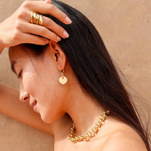 Load image into Gallery viewer, Lotus Petal Earrings