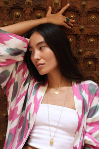Never Give Up Locket & Crystal Mala