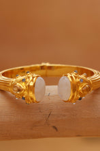 Load image into Gallery viewer, Rainbow Moonstone, Labrodite &amp; Citrine Cuff