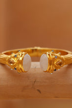 Load image into Gallery viewer, Rainbow Moonstone, Labrodite &amp; Citrine Cuff