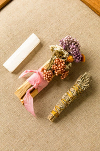 Lavender, Palo Santo & Crystal Bundles