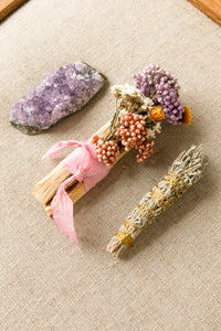 Lavender, Palo Santo & Crystal Bundles