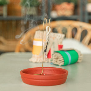 Rope Incense & Burner
